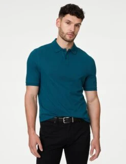 2 Pack Pure Cotton Polo Shirts -Marks And Spencer Shop 2 Pack Pure Cotton Polo Shirts 2