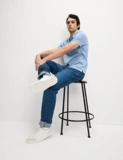 2 Pack Pure Cotton Polo Shirts -Marks And Spencer Shop 2 pack pure cotton polo shirts 10