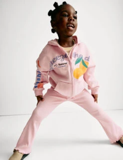 2pc Cotton Rich Fruit Hoodie Outfit (2-8 Yrs)