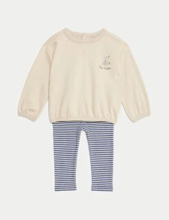 2pc Cotton Rich Peter Rabbit™ Outfit (0-3 Yrs)