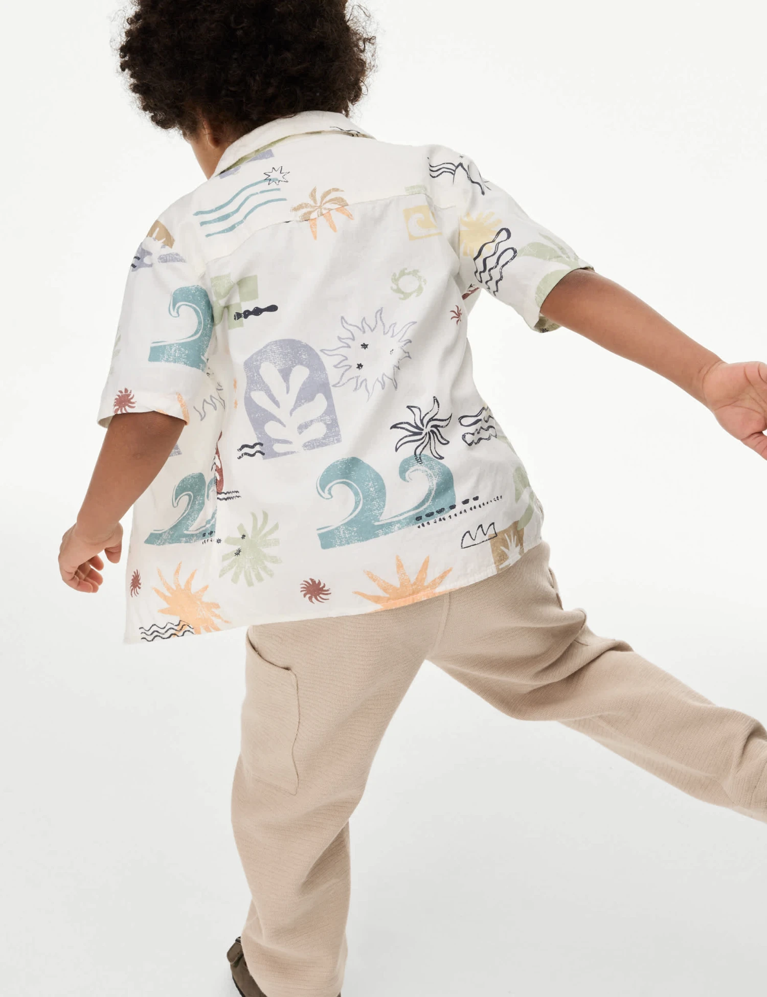 2pc Pure Cotton Abstract Shirt & T-Shirt Set (2-8 Yrs) 5 2pc Pure Cotton Abstract Shirt & T-Shirt Set (2-8 Yrs) - Image 5