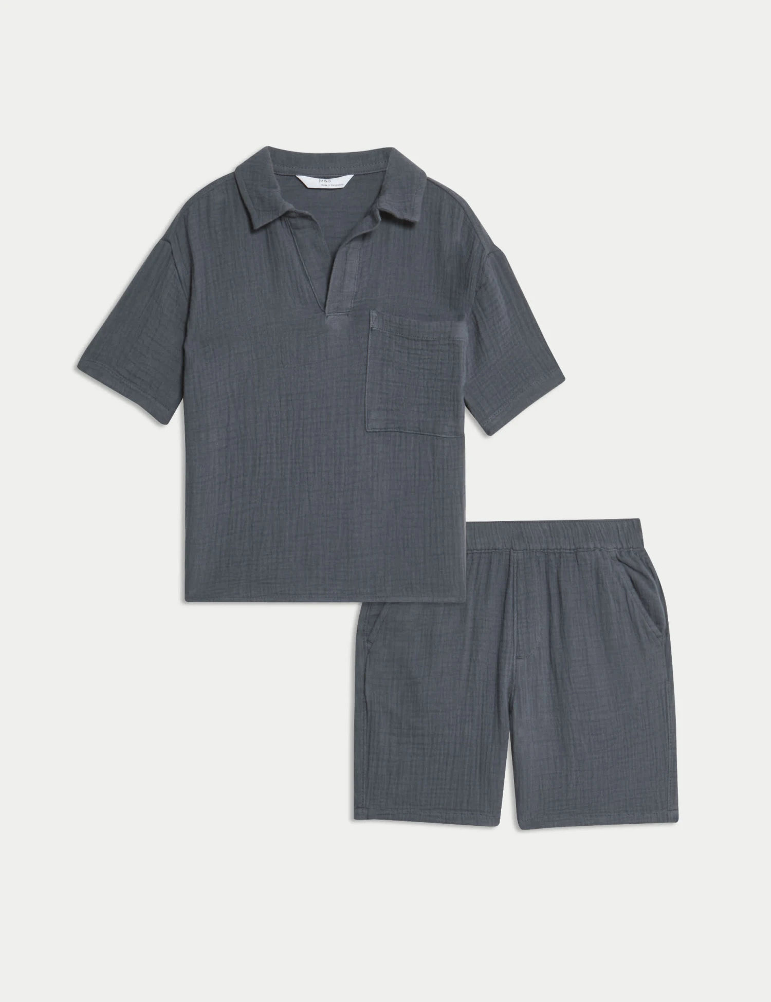 2pc Pure Cotton Top And Shorts Set (2-8 Yrs) 2 2pc Pure Cotton Top And Shorts Set (2-8 Yrs) - Image 2