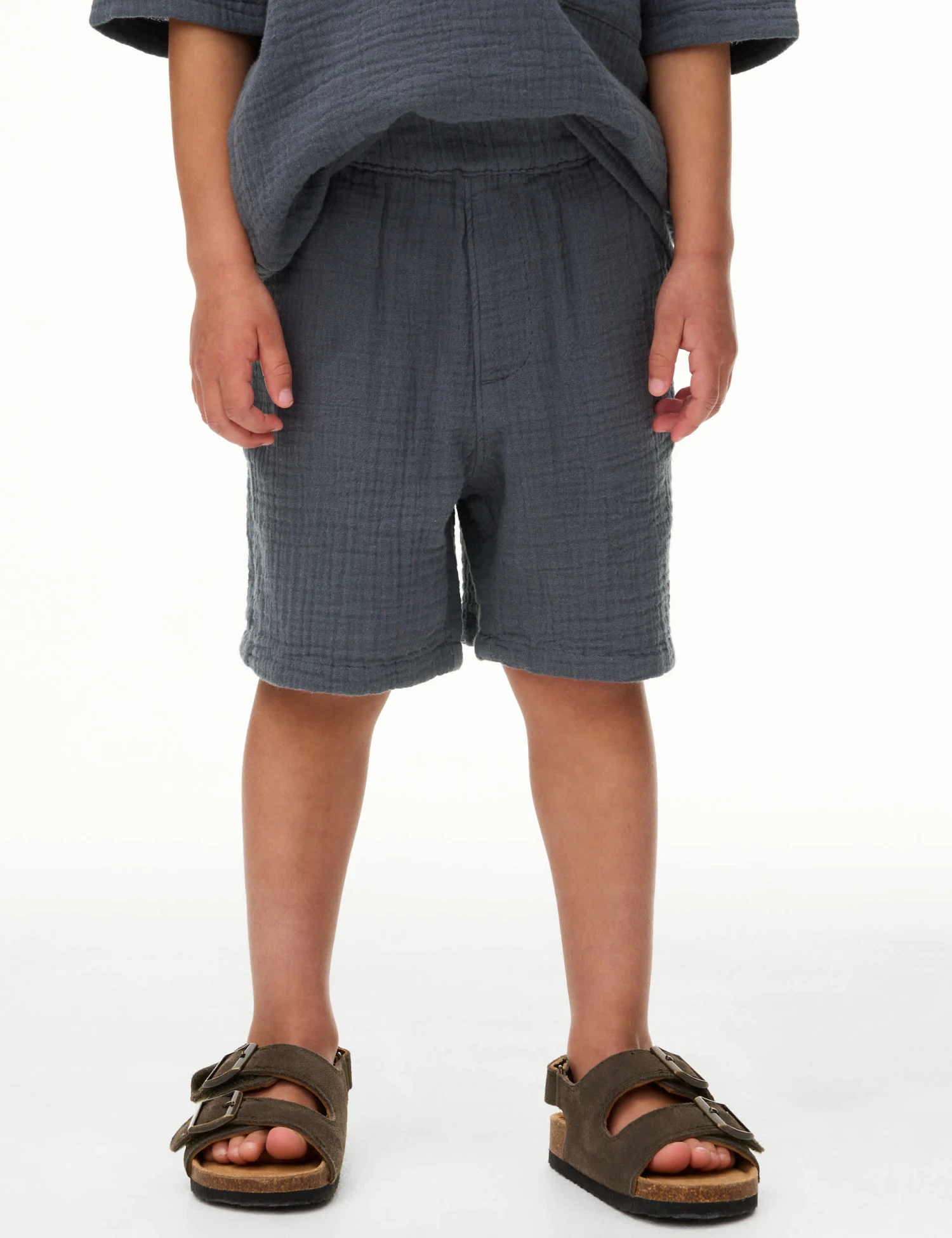 2pc Pure Cotton Top And Shorts Set (2-8 Yrs) 5 2pc Pure Cotton Top And Shorts Set (2-8 Yrs) - Image 5