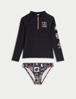 2pc Rash Vest Swim Set (6-16 Yrs)