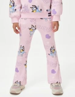 2pc Cotton Rich Bluey™ Top & Bottom Outfit (2-8 Yrs) -Marks And Spencer Shop 2pc cotton rich bluey top and bottom outfit 2 8 yrs 1 2