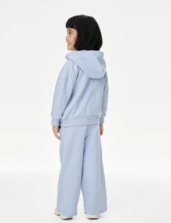 2pc Cotton Rich Butterfly Hoodie Tracksuit (2-8 Yrs) -Marks And Spencer Shop 2pc cotton rich butterfly hoodie tracksuit 2 8 yrs 1 7