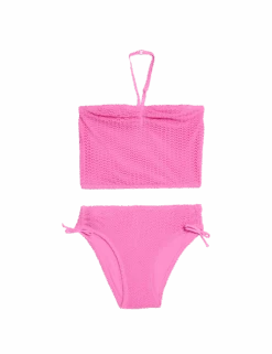 2pc Frill Textured Bikini (6-16 Yrs) -Marks And Spencer Shop 2pc frill textured bikini 6 16 yrs