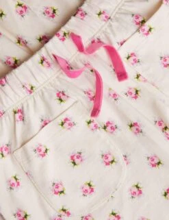 MONSOON 2pc Jersey Floral Pyjamas (2-13 Yrs) -Marks And Spencer Shop 2pc jersey floral pyjamas 2 13 yrs 1 4