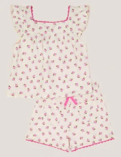 MONSOON 2pc Jersey Floral Pyjamas (2-13 Yrs) -Marks And Spencer Shop 2pc jersey floral pyjamas 2 13 yrs 1 5