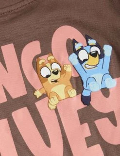 2pc Pure Cotton Bluey™ Top & Bottom Outfit (2-8 Yrs) -Marks And Spencer Shop 2pc pure cotton bluey top and bottom outfit 2 8 yrs