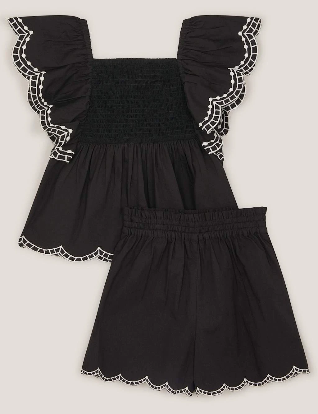 MONSOON 2pc Pure Cotton Embroidered Top & Shorts Set (3-13 Yrs) 6 MONSOON 2pc Pure Cotton Embroidered Top & Shorts Set (3-13 Yrs) - Image 6