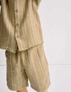 2pc Pure Cotton Shirt & Shorts Outfit (2-8 Yrs) 24 2pc Pure Cotton Shirt & Shorts Outfit (2-8 Yrs) -Marks And Spencer Shop 2pc pure cotton shirt and shorts outfit 2 8 yrs 1 4