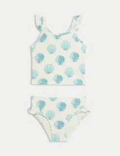 2pc Shell Swimsuit (2-8 Yrs) -Marks And Spencer Shop 2pc shell swimsuit 2 8 yrs 1 5
