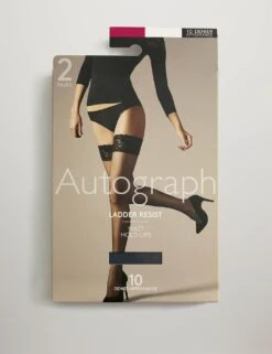 2pk 10 Denier Ladder Resist Matt Hold-Ups -Marks And Spencer Shop 2pk 10 denier ladder resist matt hold ups 11