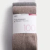 2pk 100 Denier Supersoft Ribbed Tights
