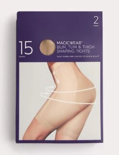 2pk 15 Denier Magicwear™ Tights -Marks And Spencer Shop 2pk 15 denier magicwear tights 8