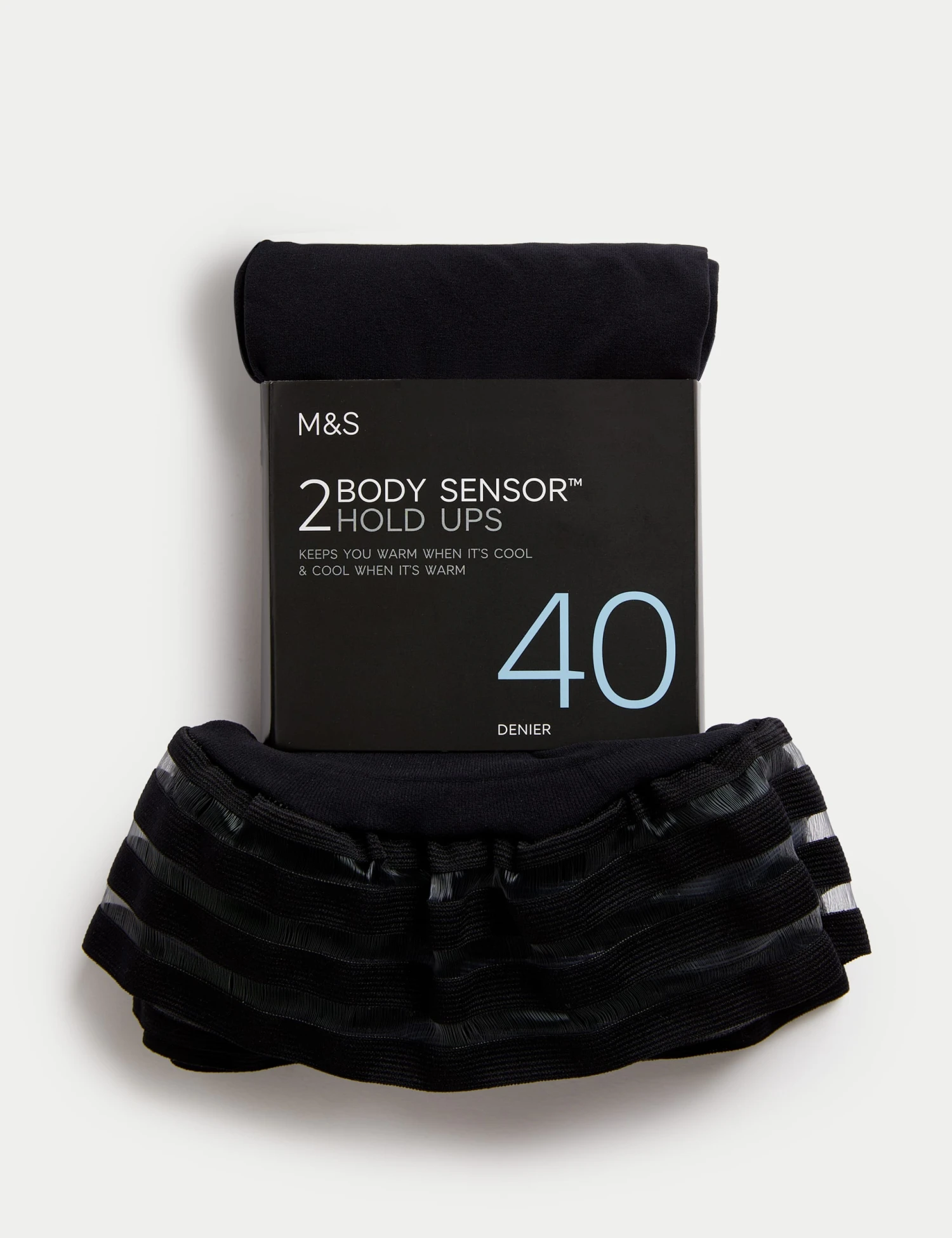 2pk 40 Denier Body Sensor™ Matt Hold-Ups 2 2pk 40 Denier Body Sensor™ Matt Hold-Ups - Image 2