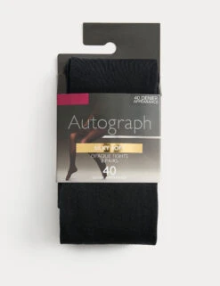 2pk 40 Denier Opaque Tights