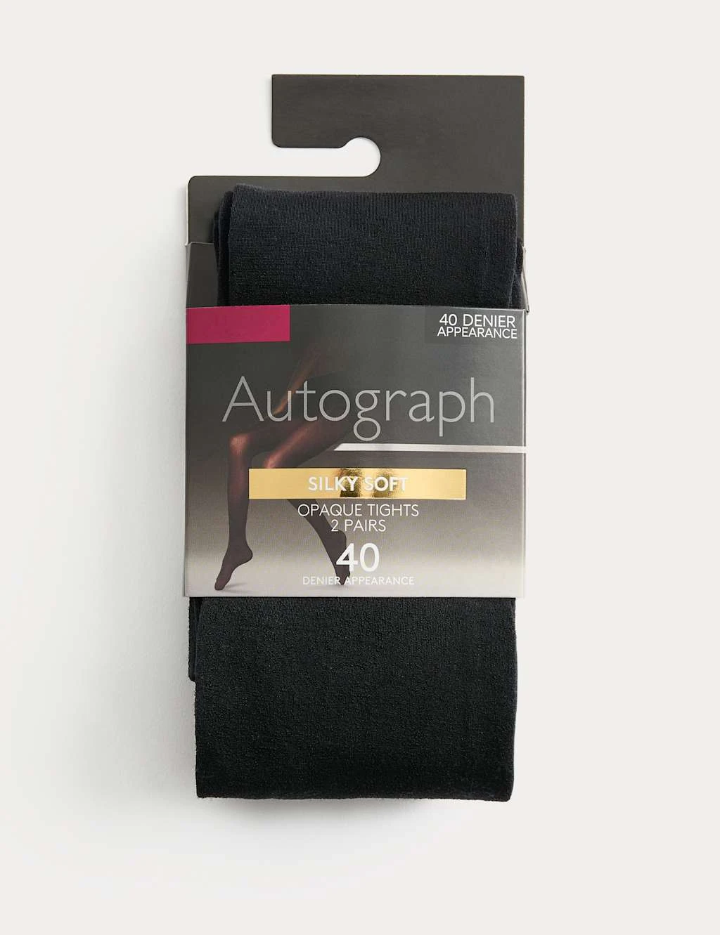 2pk 40 Denier Opaque Tights 5 2pk 40 Denier Opaque Tights - Image 5