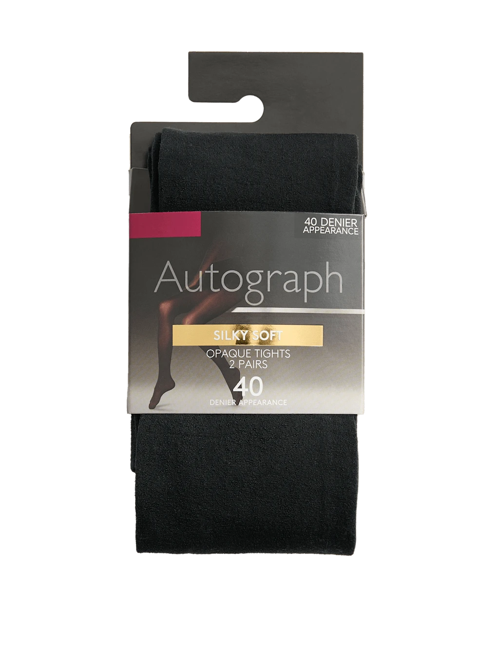 2pk 40 Denier Opaque Tights 4 2pk 40 Denier Opaque Tights - Image 4