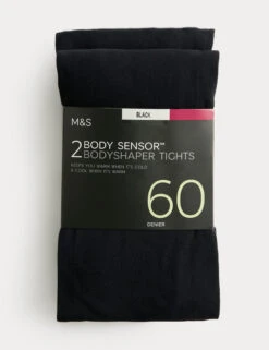 2pk 60 Denier Body Sensor™ Body Shaping Tights