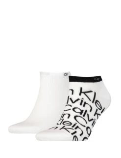 Calvin Klein 2pk Cotton Blend Trainer Socks