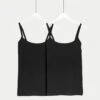 2pk Cotton Rich Secret Support™ Vests -Marks And Spencer Shop 2pk Cotton Rich Secret Support Vests