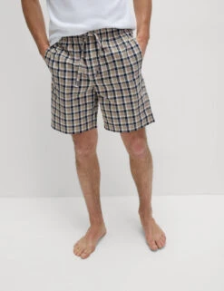 2pk Pure Cotton Printed Pyjama Shorts 14 2pk Pure Cotton Printed Pyjama Shorts -Marks And Spencer Shop 2pk Pure Cotton Printed Pyjama Shorts 2