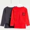 2pk Pure Cotton Spider-Man™ Tops (2-8 Yrs) -Marks And Spencer Shop 2pk Pure Cotton Spider Man Tops 2 8 Yrs