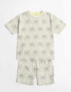 2pk Pure Cotton Sun & Striped Pyjama Sets (2-8 Yrs) -Marks And Spencer Shop 2pk Pure Cotton Sun Striped Pyjama Sets 2 8 Yrs 1 2