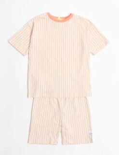 2pk Pure Cotton Sun & Striped Pyjama Sets (2-8 Yrs) -Marks And Spencer Shop 2pk Pure Cotton Sun Striped Pyjama Sets 2 8 Yrs 1 3