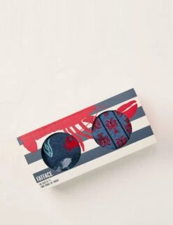 2pk Sea Creature Cotton Rich Socks