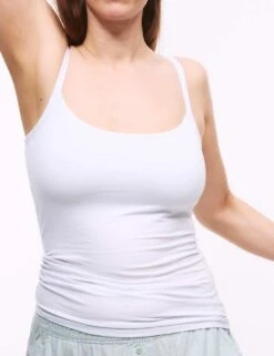 2pk Cotton Rich Secret Support Vests F+ -Marks And Spencer Shop 2pk cotton rich secret support vests f 1 11