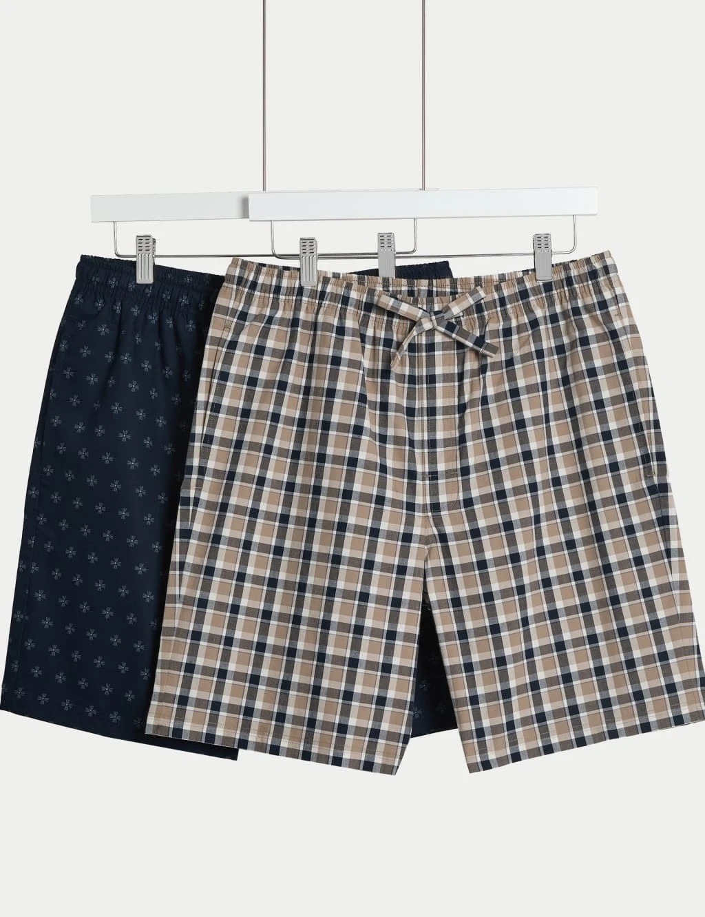 2pk Pure Cotton Printed Pyjama Shorts 8 2pk Pure Cotton Printed Pyjama Shorts - Image 8