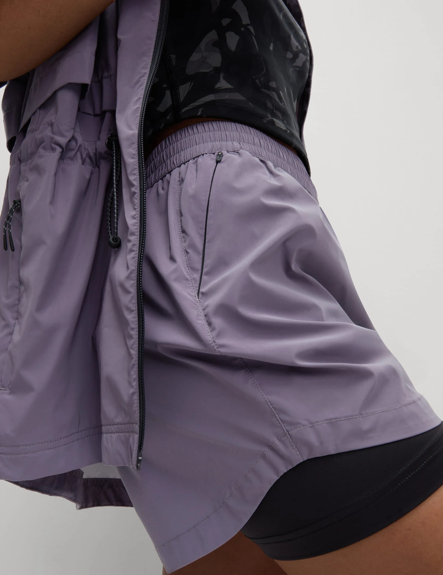 360° Reflective Layered Running Shorts 5 360° Reflective Layered Running Shorts - Image 5