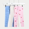 3pk Cotton Rich Ribbed Leggings (2-8 Yrs) -Marks And Spencer Shop 3pk Cotton Rich Ribbed Leggings 2 8 Yrs