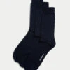 3pk Egyptian Cotton Rich Socks