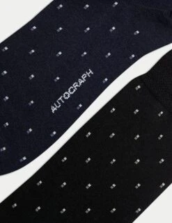 3pk Merino Wool Blend Design Socks 6 3pk Merino Wool Blend Design Socks -Marks And Spencer Shop 3pk Merino Wool Blend Design Socks 1