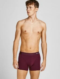 Jack & Jones 3pk Cotton Blend Trunks 22 Jack & Jones 3pk Cotton Blend Trunks -Marks And Spencer Shop 3pk cotton blend trunks 8