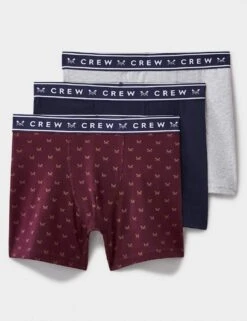 3pk Cotton Stretch Jersey Assorted Boxers 7 3pk Cotton Stretch Jersey Assorted Boxers -Marks And Spencer Shop 3pk cotton stretch jersey assorted boxers 3