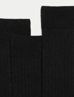 3pk Lambswool Rich Socks 20 3pk Lambswool Rich Socks -Marks And Spencer Shop 3pk lambswool socks 1