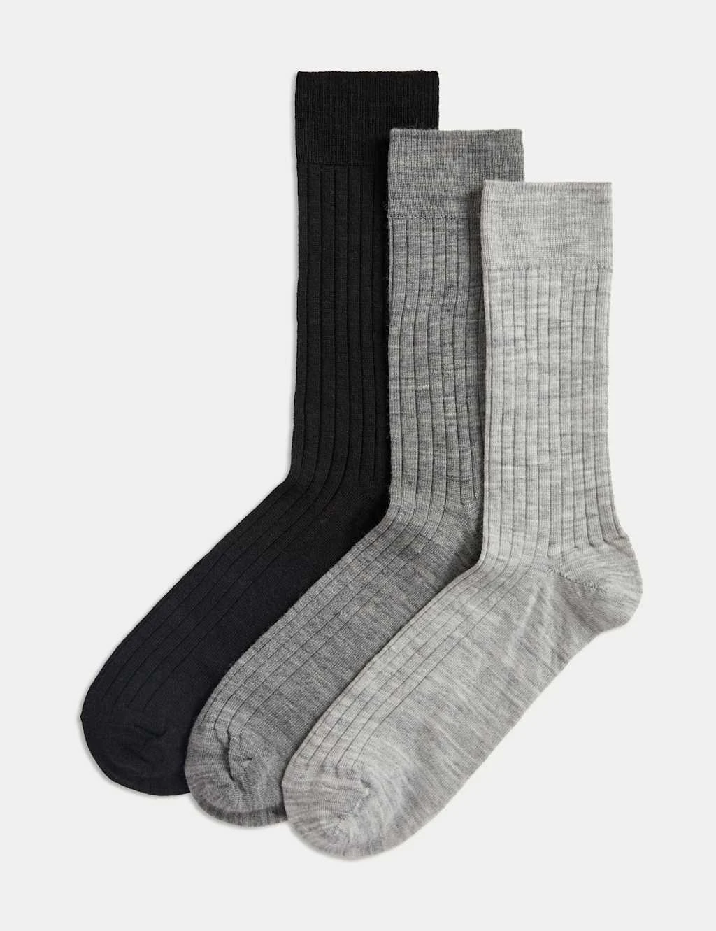 3pk Lambswool Rich Socks 12 3pk Lambswool Rich Socks - Image 12