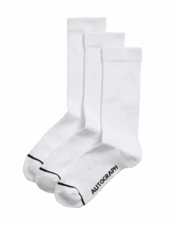 3pk Pima Cotton Blend Sport Socks -Marks And Spencer Shop 3pk supima cotton blend sport socks