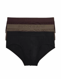 3pk Supima Cotton Modal Supersoft Briefs 19 3pk Supima Cotton Modal Supersoft Briefs -Marks And Spencer Shop 3pk supima cotton modal supersoft briefs 1