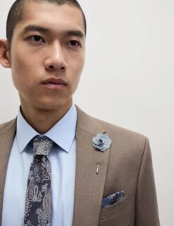 4pc Regular Fit Easy Iron Shirt And Tie Set