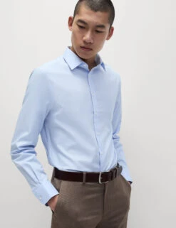 4pc Regular Fit Easy Iron Shirt And Tie Set 24 4pc Regular Fit Easy Iron Shirt And Tie Set -Marks And Spencer Shop 4pc Regular Fit Easy Iron Shirt and Tie Set 4