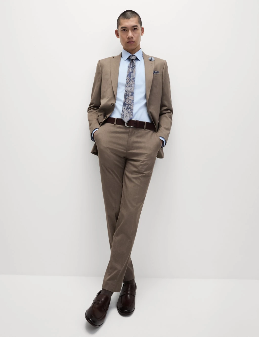 4pc Regular Fit Easy Iron Shirt And Tie Set 12 4pc Regular Fit Easy Iron Shirt And Tie Set - Image 12