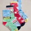 WHITE STUFF 4pk Cotton Rich Springtime Ankle Socks 3 WHITE STUFF 4pk Cotton Rich Springtime Ankle Socks -Marks And Spencer Shop 4pk Cotton Rich Springtime Ankle Socks