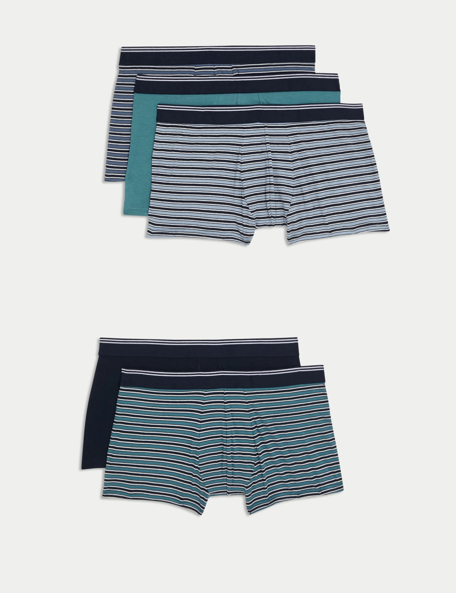 5pk Cotton Rich Cool & Fresh™ Striped Hipsters 1 5pk Cotton Rich Cool & Fresh™ Striped Hipsters