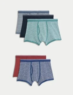 5pk Cotton Rich Cool & Fresh™ Tile Trunks